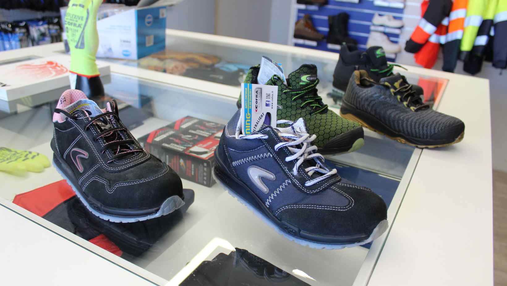 talla del calzado de seguridad